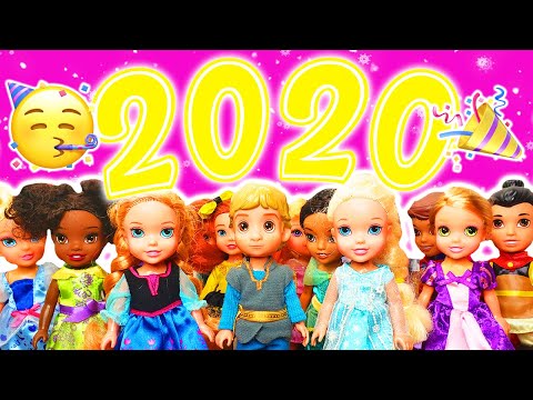 ✨✨HAPPY NEW YEARS 2020! Elsa and Anna and Kristoff Toddlers New Years Party!