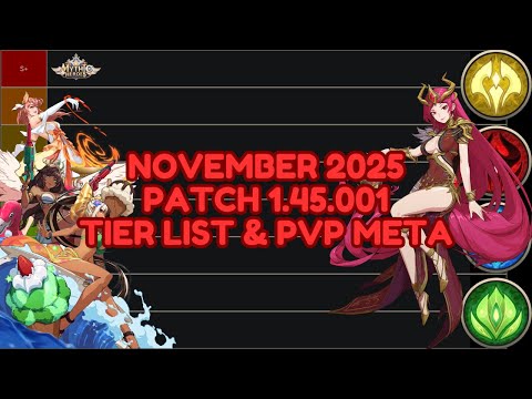 Mythic Heroes - Tier List & PvP Meta - November 2025 (Patch 1.45.001)