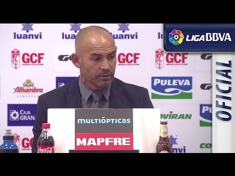 Press Conference Jémez after Granada CF (0-3) Rayo Vallecano - HD