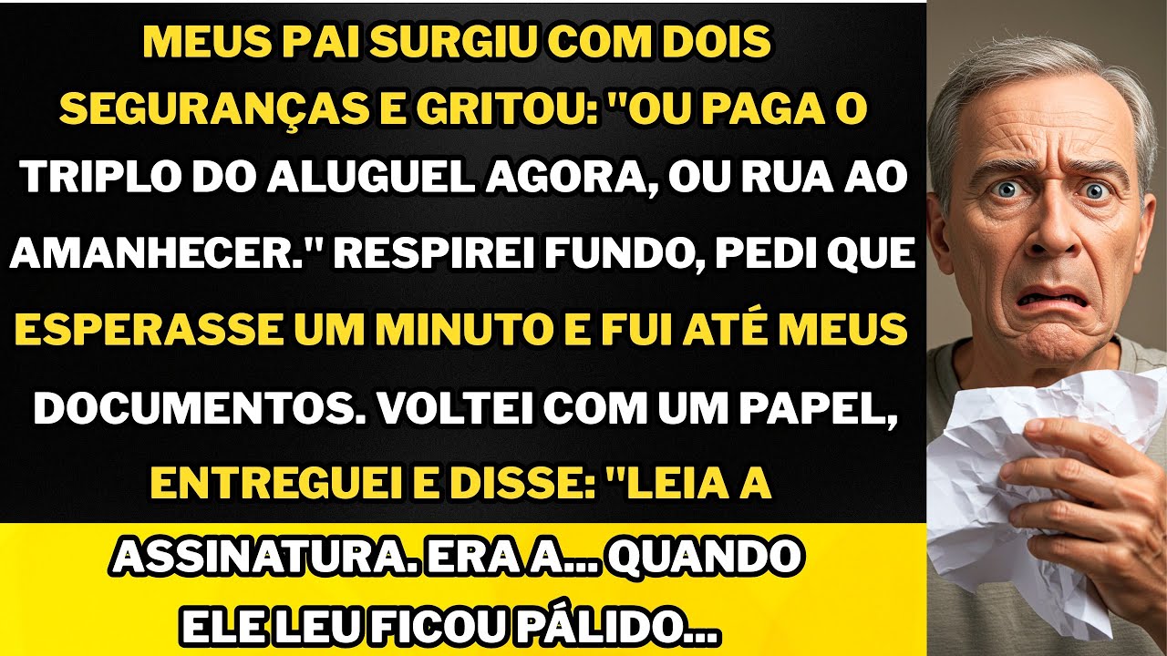 "He yelled, 'Triple or out tomorrow!' I smiled... and placed the deed to the house on the table."