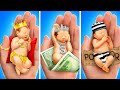 Rich vs Broke vs Giga Rich Pregnant in Jail | Pregnancy in Expensive Vs Cheap Prison by RATATA BOOM