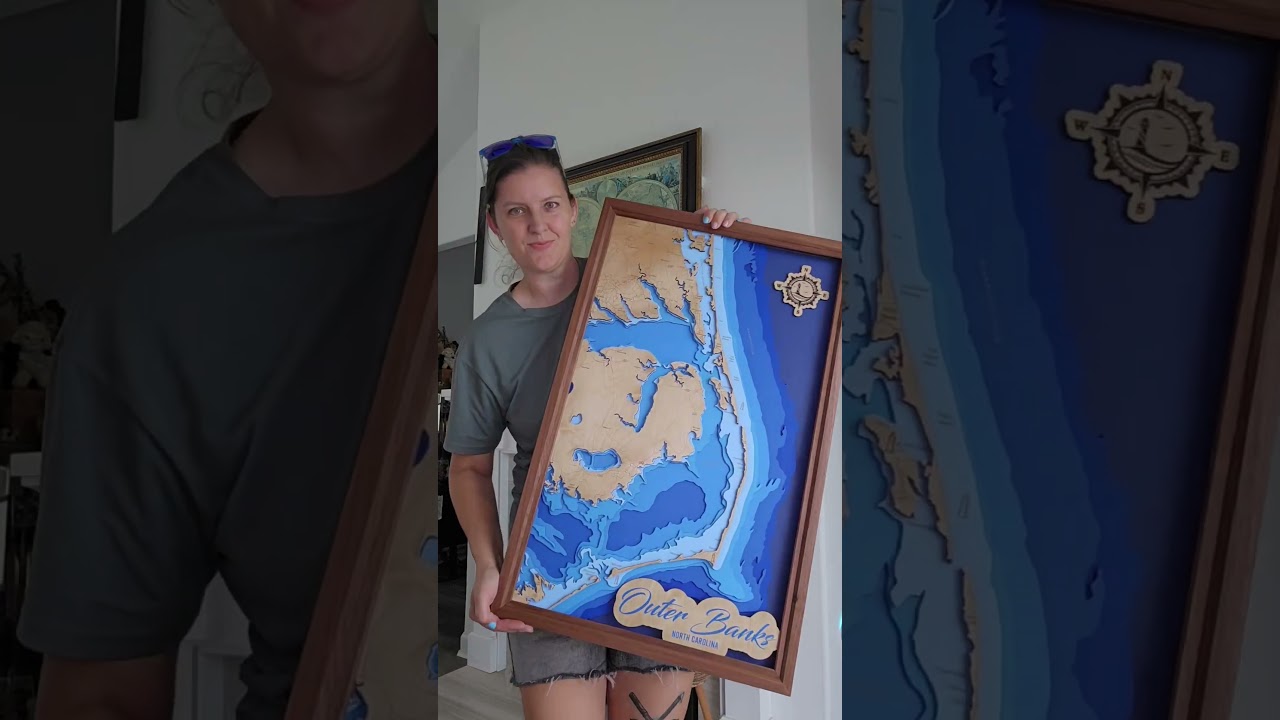 Bathymetric Maps of the Outer Banks #woodworking