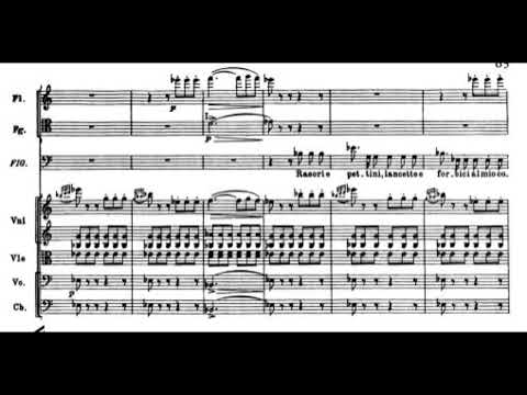 Gioacchino Rossini, "Largo al factotum" dal Barbiere di Siviglia (with score)
