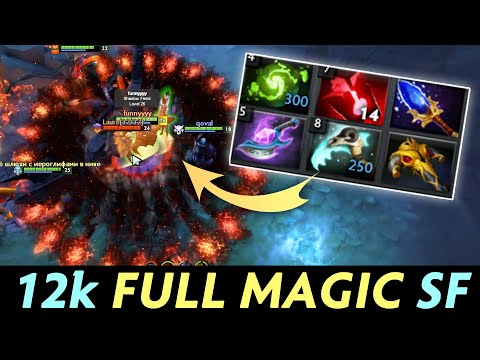 FULL MAGIC Shadow Fiend Build — 12k MMR Megas Comeback