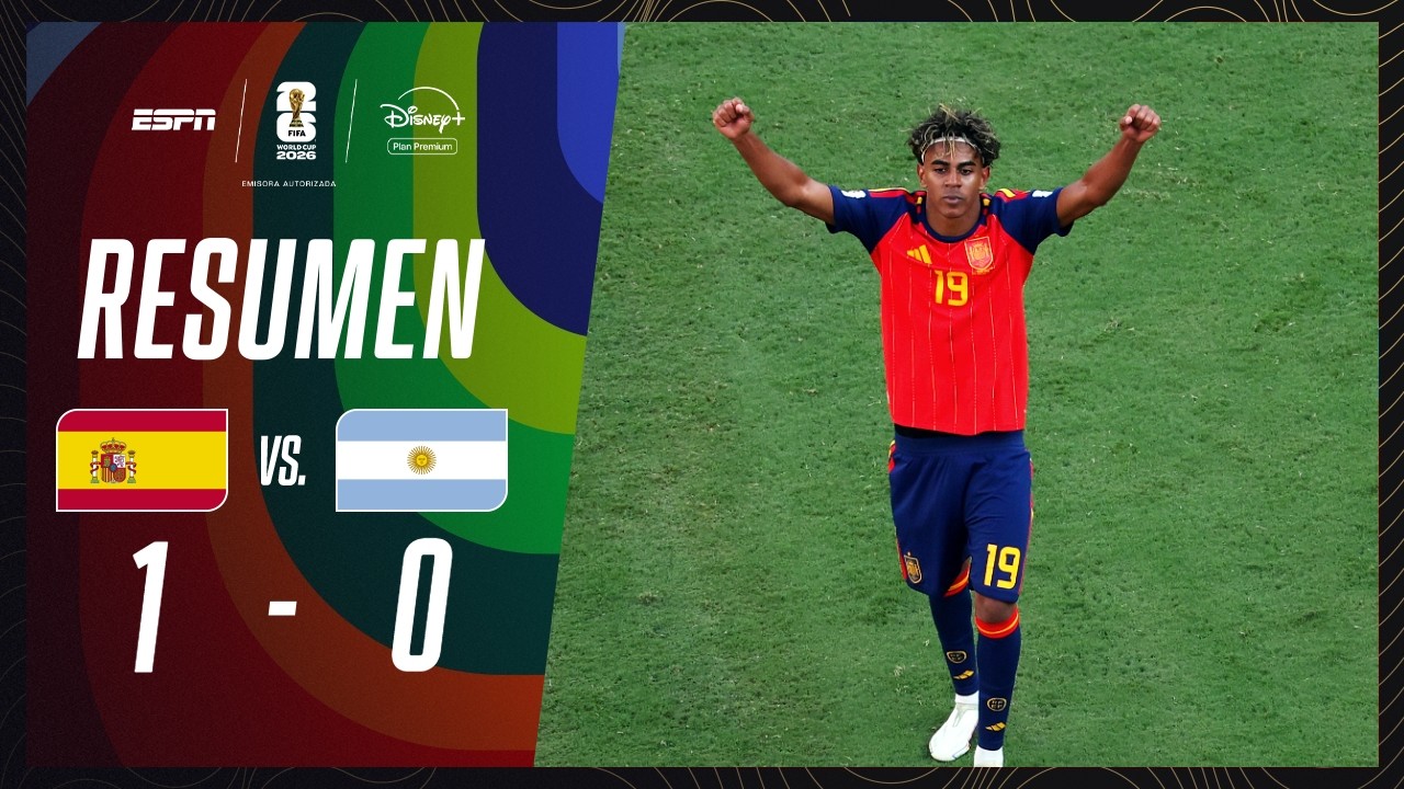 ESPAÑA VENCIÓ A ARGENTINA ES CONSIGUIÓ SU SEGUNDA ESTRELLA | España 1-0 Argentina | RESUMEN | M104