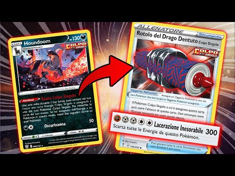 HOUNDOOM BOX, il nuovo INCREDIBILE mazzo COLPO SINGOLO! Attacca con il ROTOLO DEL DRAGO DENTUTO!