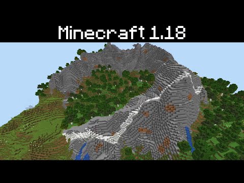Minecraft 1.18 - Terrain, Biome And Ore Generation Changes