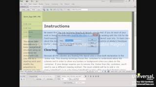 Using Dreamweaver Templates Tutorial