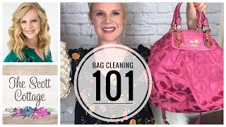 Designer Handbag Cleaning| Coach Bag Cleaning | Life of a Reseller | TheScottCottage