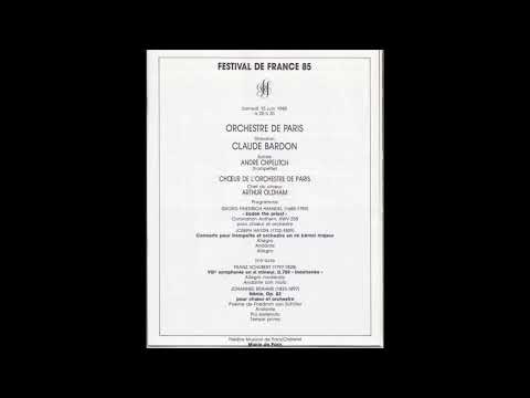 J. Haydn - concerto pour trompette en mi bémol majeur, André Chpelitch et l'Orchestre de Paris live