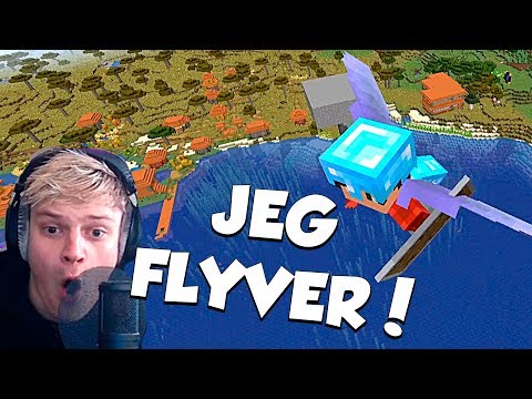 FLYVER FOR FØRSTE GANG I MINECRAFT! - Minecraft Ep: 21