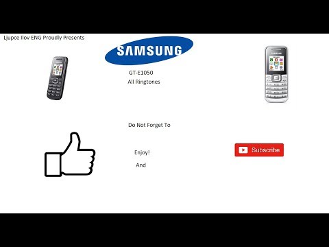 Samsung GT-E1050 All Ringtones