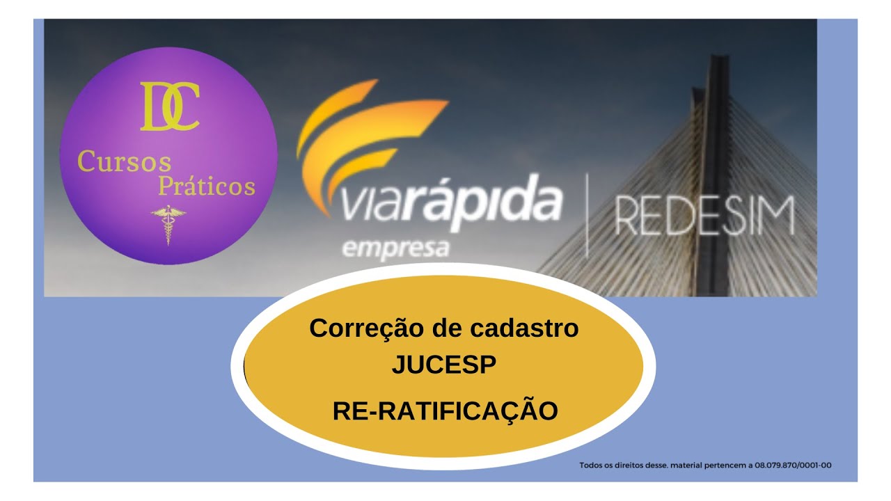 Re- ratificação de contrato Jucesp