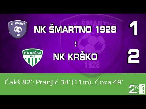 Vrhunci tekme NK Šmartno 1928  - NK Krško