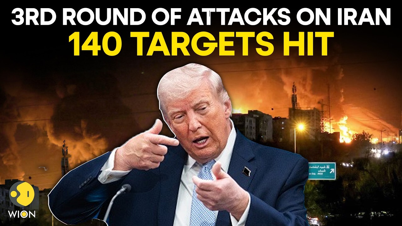 US-Iran War LIVE: US BOMBS Iran Once Again, 140 Iranian Military Sites Targeted | WION