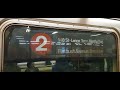 NYCT Flatbush Ave Bound R62 2 Train In Action At 34th St Penn Sta