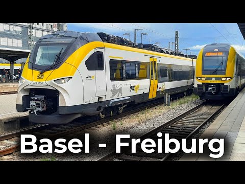 Rheintalbahn: Basel Bad Bf. - Freiburg | 4K Führerstandsmitfahrt | Siemens Mireo - BR 463 | RB 27