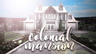 Roblox | Bloxburg: Colonial Mansion | House Build
