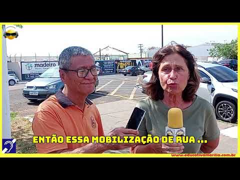 Tv Educativa Profº• Mário Teruya entrevista Profª Carmem Urquiza Diretora da  APEOESP e Filiada ao PCdoB no Plebiscito Popular Marília SP 24 Agosto de 2025