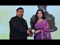 Chahat Pandey Recieving Award In Dada Saheb Phalke Film Foundation Awards 2024
