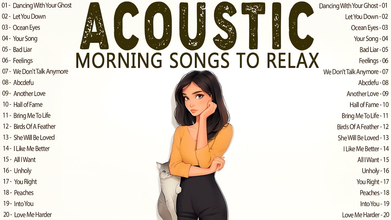 Morning Acoustic Songs with Lyrics 2025 💕 Calm Music 2025 New Songs to Relax Deeply