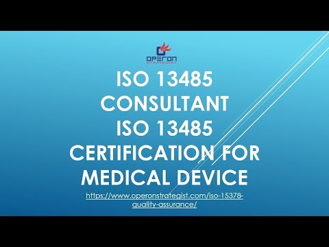 Iso 13485 certification service