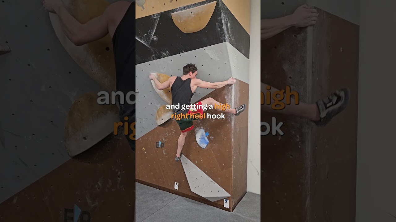 Tensiony and Delicate Brown v9 - Edgeworks #bouldering #boulderinggym #climbinggym