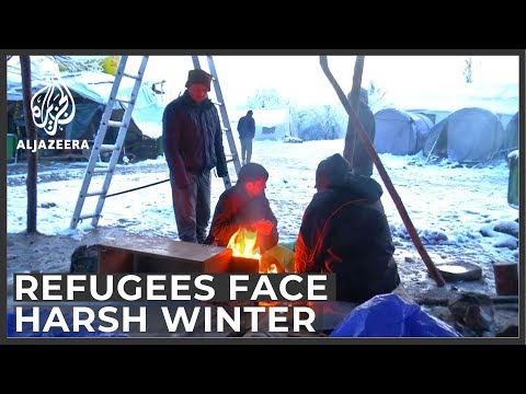 Refugees brace for harsh winter on Bosnia-Croatia border