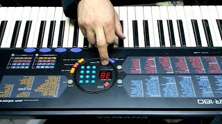 Video thumbnail for YAMAHA PSR 180 (sound and styles demonstration) by Keyboards - review - repair