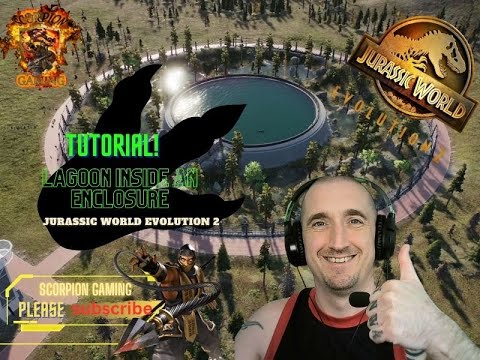 Jurassic World Evolution 2 Tutorial How To Build A Lagoon Inside An Enclosure