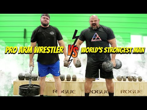 WHO HAS A BETTER GRIP - ARM WRESTLER VS STRONGMAN?