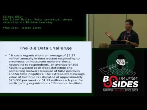No Silver Bullet, Multi contextual threat detection via Machine Learning - Rod Soto, Joseph Zadeh