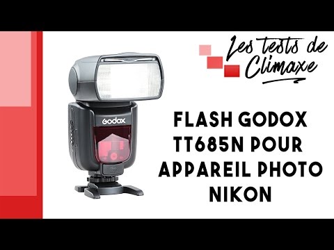 Test d'un flash Godox TT685N pour appareil photo numérique Nikon