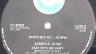 James & John - Stay With Me Baby (Instrumental Version) 1987