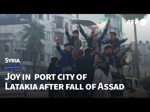 Joy in Syria's port city of Latakia after fall of Assad | AFP
