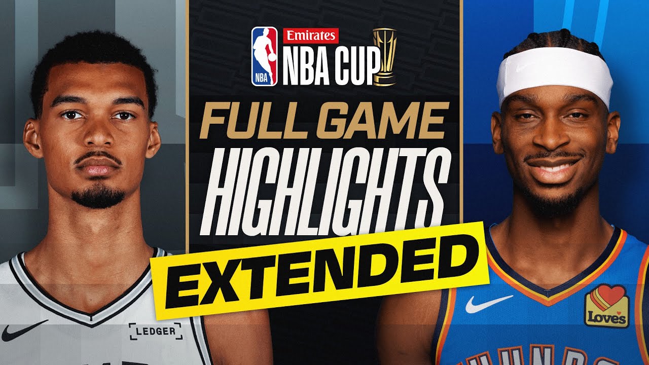 EXTENDED: SPURS at THUNDER | EMIRATES NBA CUP 🏆 | FULL GAME HIGHLIGHTS | December 13, 2025