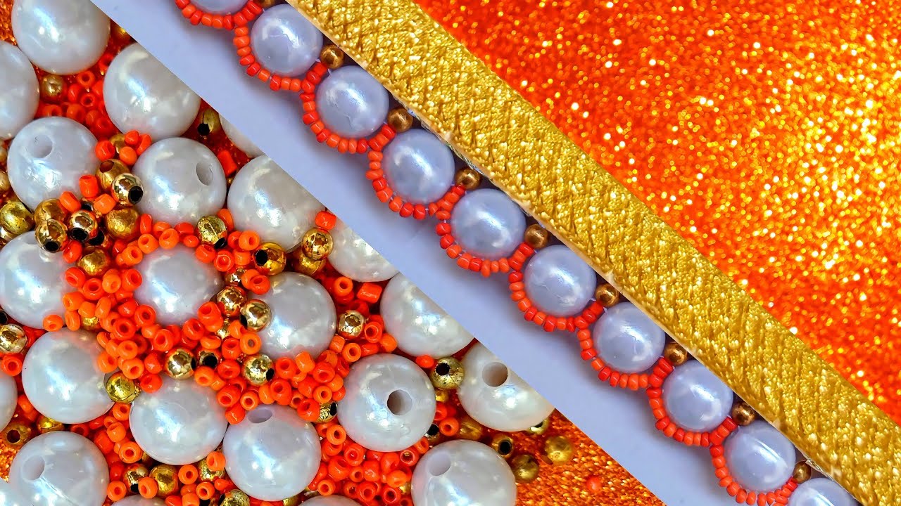 Let's sew this beautiful embroidery together#DIY🧡⚘️🧡