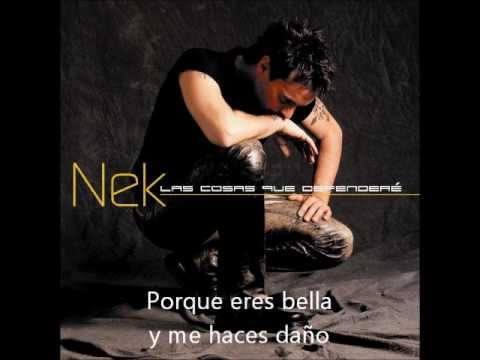 Nek & Laura Pausini- Tan solo tú (lyrics)