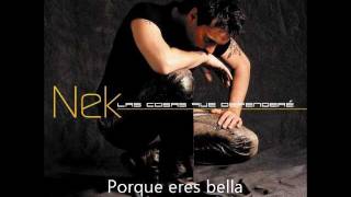 Nek &amp; Laura Pausini- Tan solo tú (lyrics)