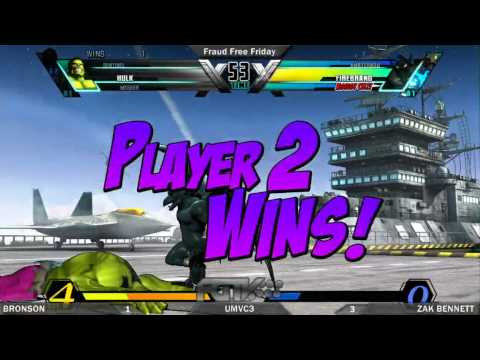 UMvC3 Bronson Vs. Zak Bennett FT5
