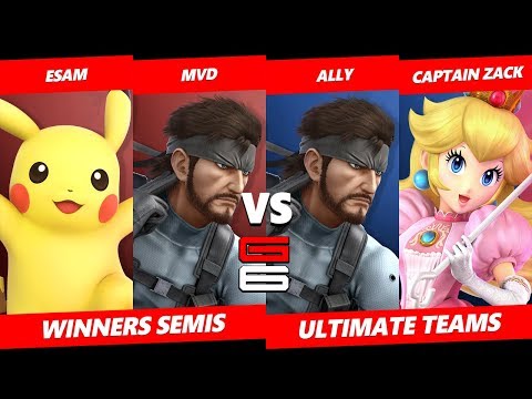 Genesis 6 SSBU Teams - ESAM & MVD VS Ally & Captain Zack - Smash Ultimate Teams WSF