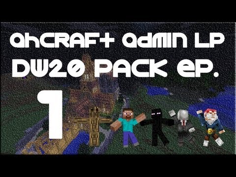 AHCraft Server Admin Lets Play Ep 1 - Derping Around