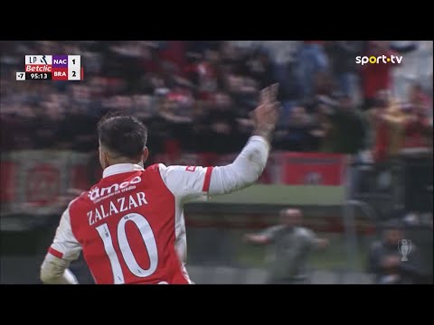 Golo Zalazar: Nacional 1-(2) Braga (Liga 25/26 #24)