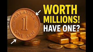 Rare Malaysian One Sen Coin Worth Millions! Hidden Errors That Make It Extremely Valuable!