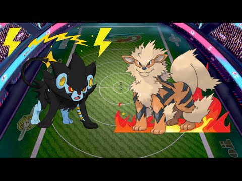 This dog packs a bark! (Arcanine vs Luxray) Blaine vs Elesa! Gen 8 Gym leader tournament.