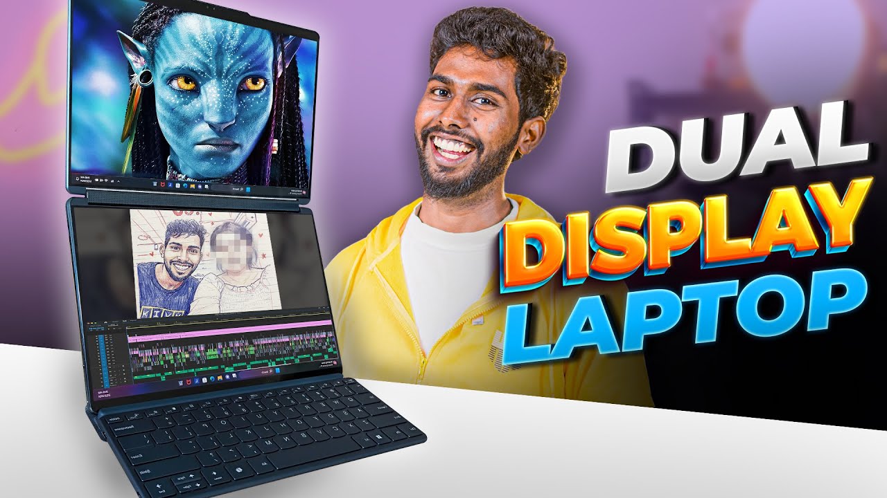 Dual Screen வேற மாரி Laptop🔥| Lenovo Yoga 9i  #dualdisplay #touchscreen #lenovo