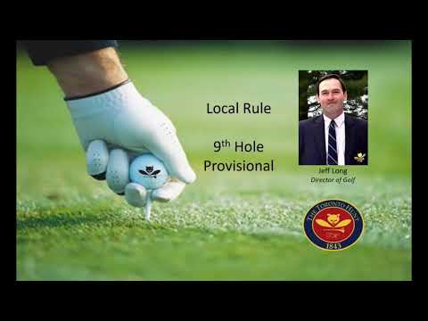 9 Ball Entering Ravine Penalty Area 9th Tee