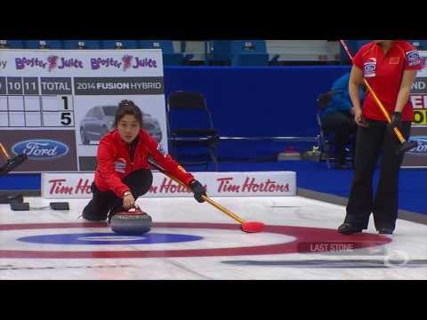 CURLING: CHN-RUS World Women's Chp 2014 Draw 14 - HIGHLIGHTS