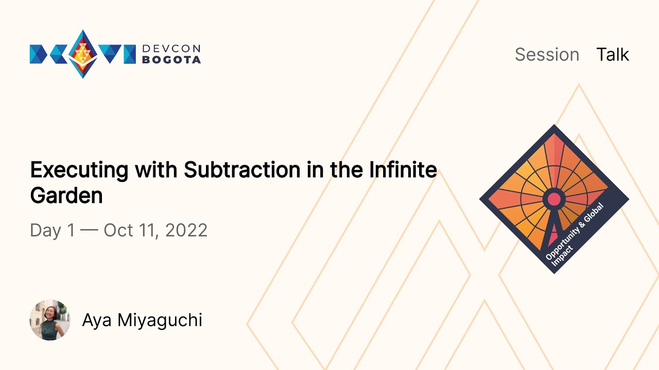Executing with subtraction in the Infinite Garden preview