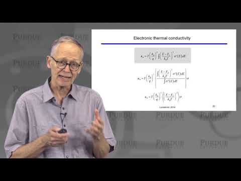 Introduction to Thermoelectricity L1.5: Theory - Electronic Thermal Conductivity